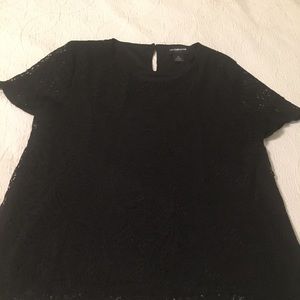 Black lace top